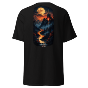 moonlit landscape t shirt
