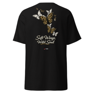 soft wings wild soul butterfly t shirt