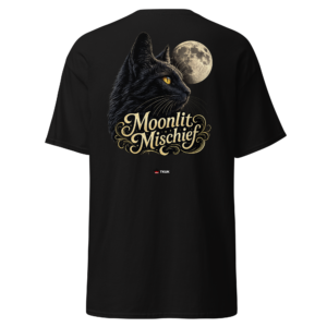 moonlit mischief cat t shirt