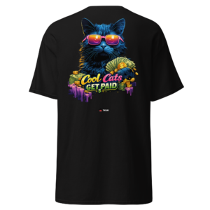 cool cats get paid t shirt