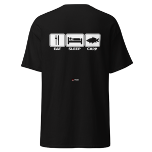 eat sleep carp fishing t shirt