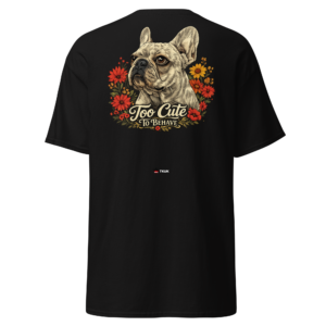 too cute bulldog t shirt