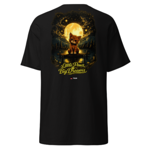 little paws big dreams kitten t shirt