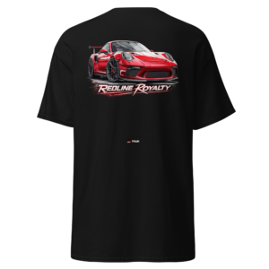 redline royalty sports car t shirt