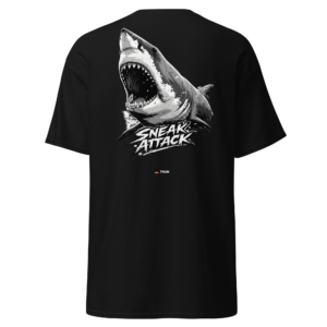 sneak attack shark t shirt