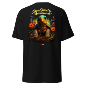 slow, sweet & unbothered turtle t shirt