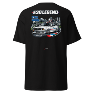 e30 legend classic motorsport t shirt