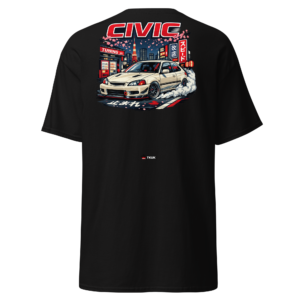 civic japanese street car t shirt