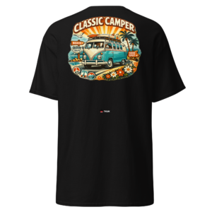 classic camper beach t shirt