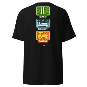 eat sleep farm t shirt