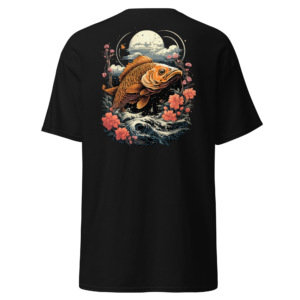 Koi Carp Water Flowers T-Shirt