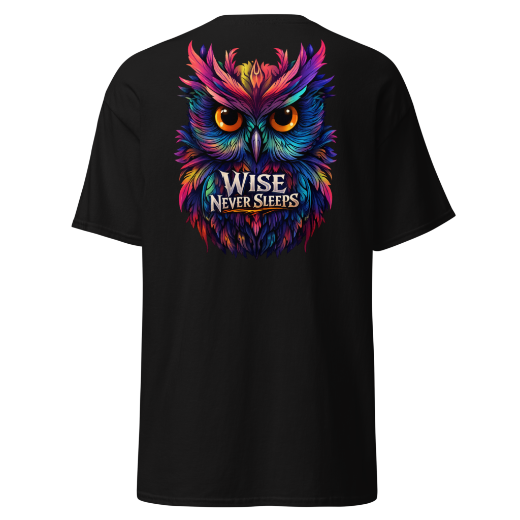 Wise Never Sleeps Owl T-Shirt