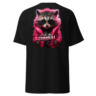 Cute But Criminal Raccoon T-Shirt