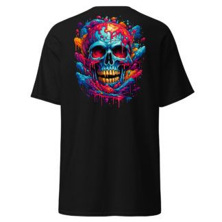 Colour Drip Skull T-Shirt