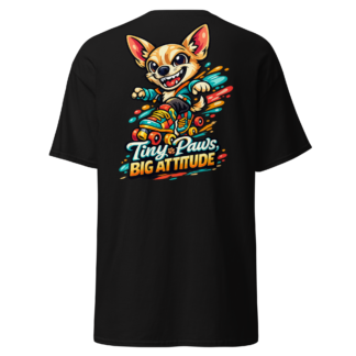 Tiny Paws Big Attitude Chihuahua Skates T-Shirt