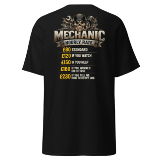 Mechanic Hourly Rate T-Shirt
