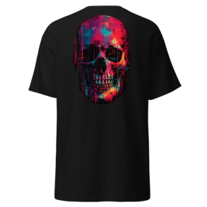 Neon Skull Street Art T-Shirt