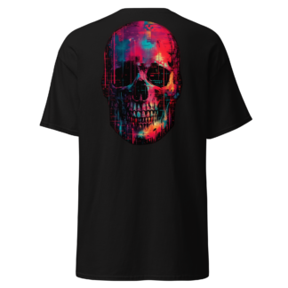 Neon Skull Street Art T-Shirt