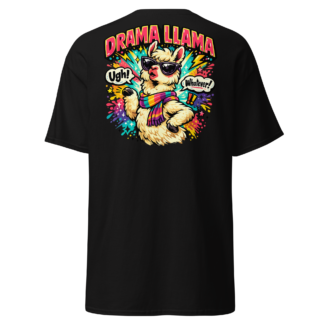 Drama Llama Funny Character T-Shirt