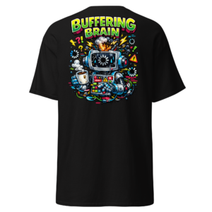 Buffering Brain Robot T-Shirt