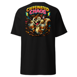 Caffeinated Chaos Squirrel T-Shirt