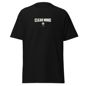 clear mind minimalist t shirt