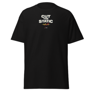 cut the static minimalist t shirt