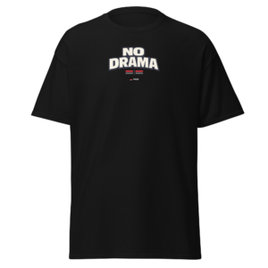 no drama minimalist t shirt