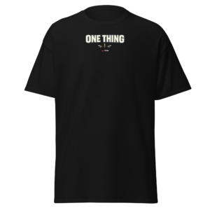 one thing minimalist t shirt