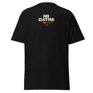 no clutter minimalist t shirt