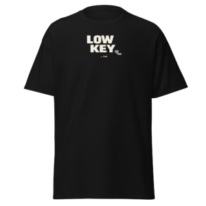 low key minimalist t shirt