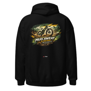 mud sweat and gears mountain bike hoodie