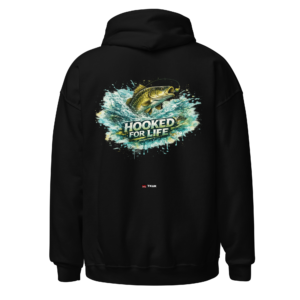 hooked for life carp fishing hoodie
