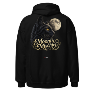 moonlit mischief cat hoodie
