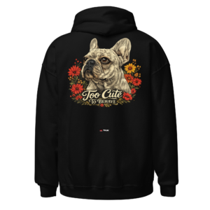 too cute bulldog hoodie
