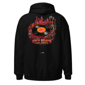 city beats vinyl streets hoodie