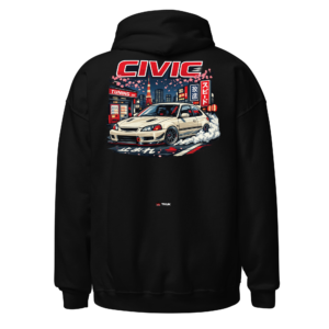 civic japanese street car hoodie