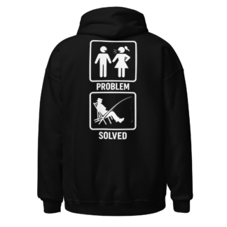 Problem Solved Fishing Hoodie