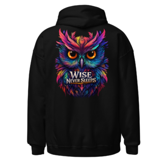 Wise Never Sleeps Owl Hoodie