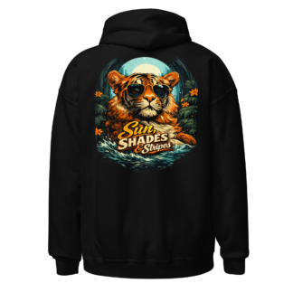 Sun, Shades & Stripes Tiger Hoodie