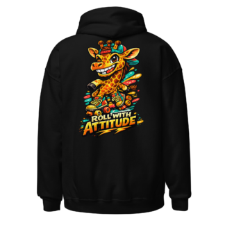 Roll With Attitude Giraffe Skates Hoodie