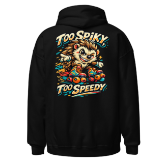 Too Spiky Too Speedy Hedgehog Skates Hoodie