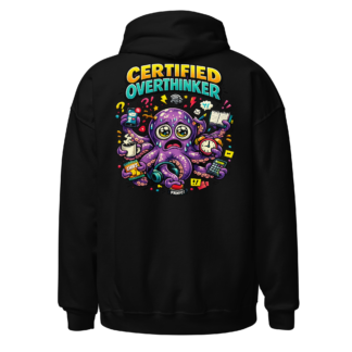 Certified Overthinker Octopus Hoodie