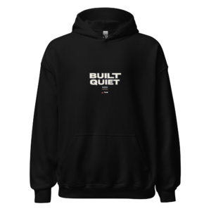 built quiet minimalist hoodie