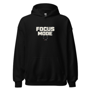 focus mode minimalist hoodie
