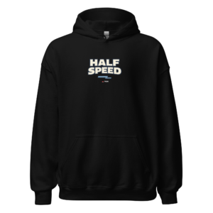half speed minimalist hoodie