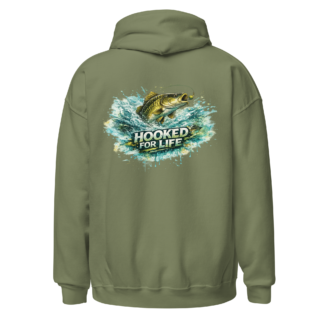Hooked For Life Fishing Hoodie