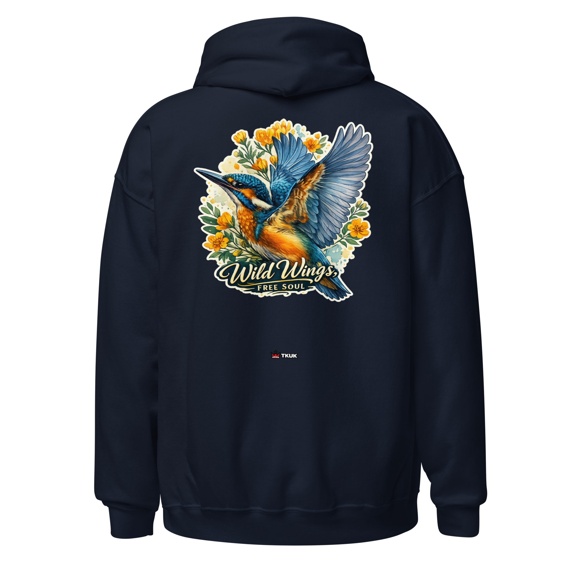 wild wings free soul kingfisher hoodie