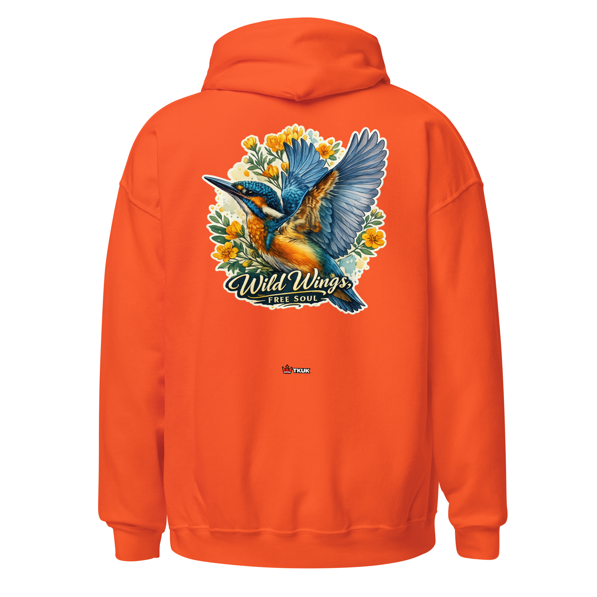 wild wings free soul kingfisher hoodie