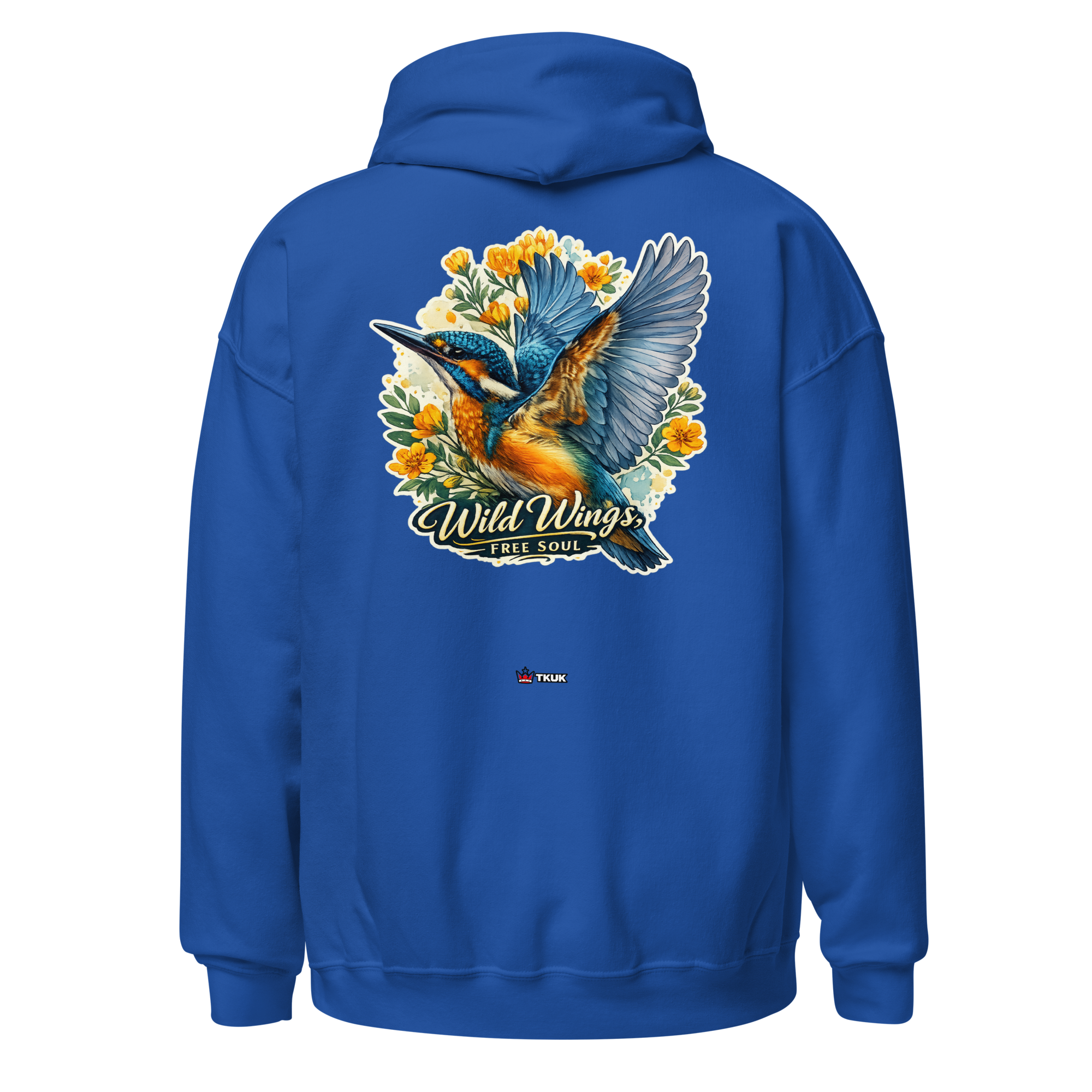 wild wings free soul kingfisher hoodie